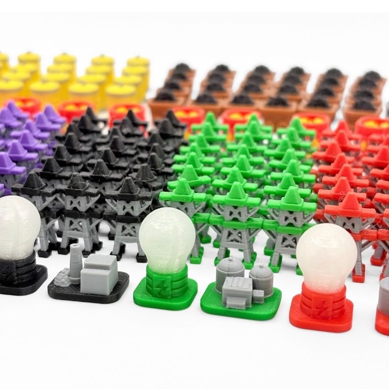 Power Grid Deluxe Upgrade Set Upgrades & 3D Printed Accessories | DeluxyGames