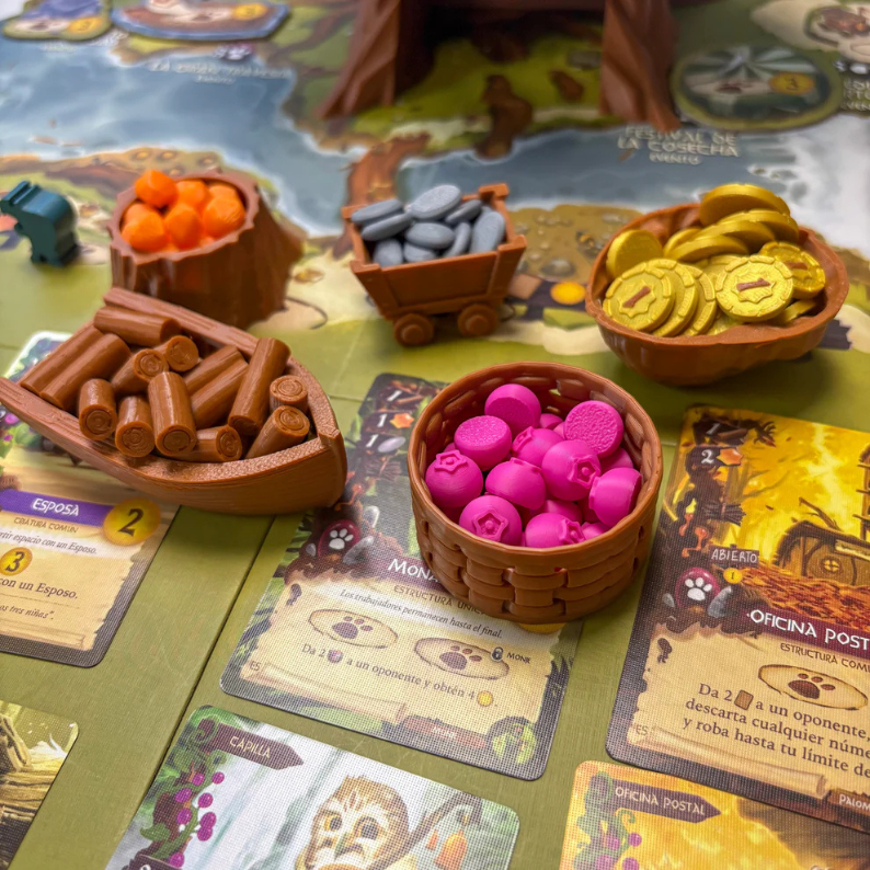 Everdell Deluxe Upgrade Kit Upgrades & 3D Printed Accessories | DeluxyGames