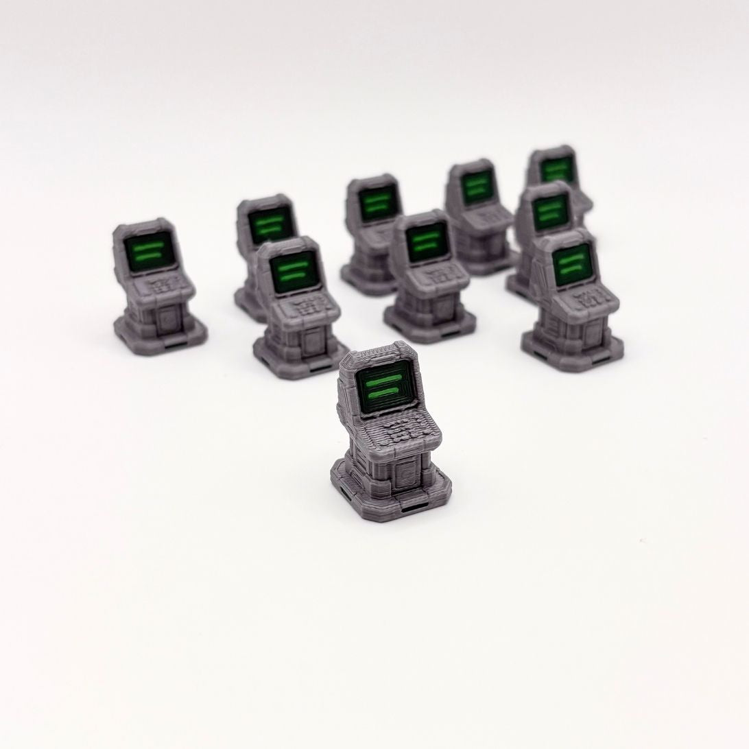 Nemesis Computer Terminal Set Upgrades & 3D Printed Accessories | DeluxyGames