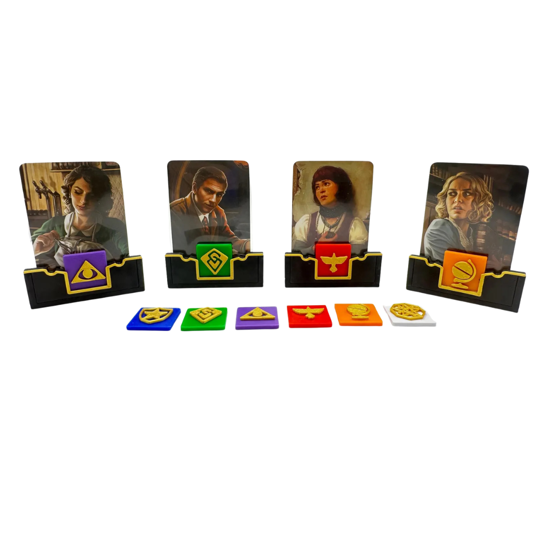 Arkham Horror LCG – Deluxe Investigator Stand Kit Upgrades & 3D Printed Accessories | DeluxyGames