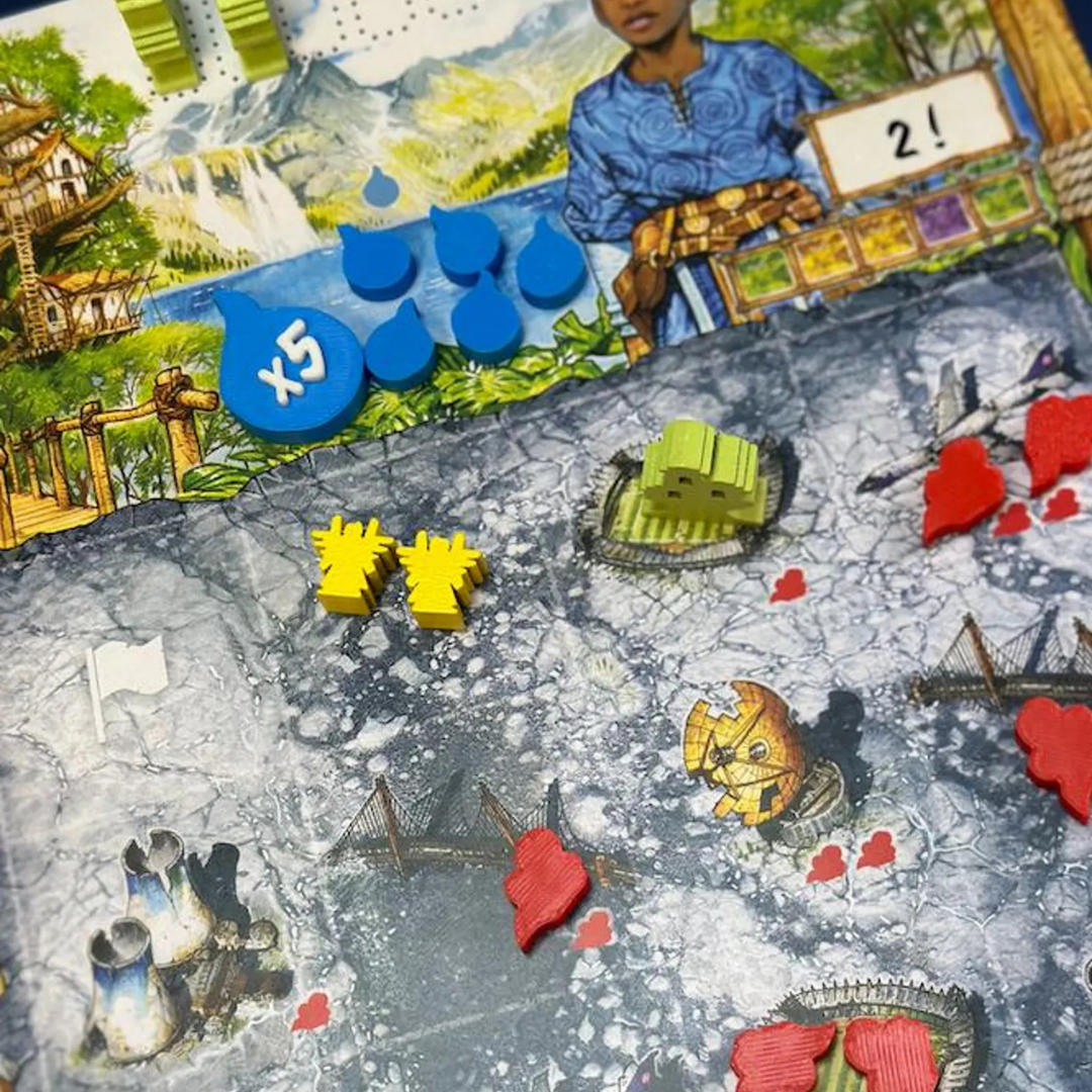 Tribes of the Wind tokens - 126 pieces Upgrades & 3D Printed Accessories | DeluxyGames