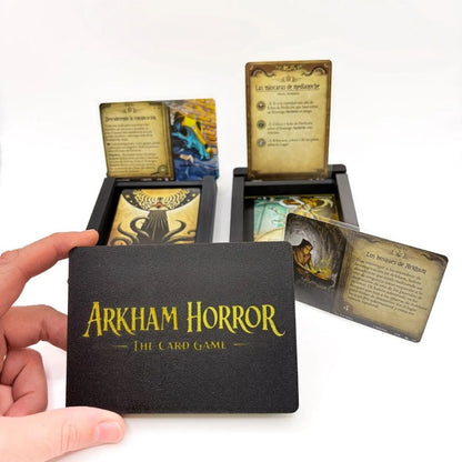 Arkham Horror LCG Card Holders Set – Agenda, Act & Scenario Organizer Upgrades & 3D Printed Accessories | DeluxyGames