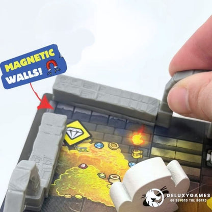 Keep the Heroes Out – Magnetic Walls (Set of 48) Upgrades & 3D Printed Accessories | DeluxyGames