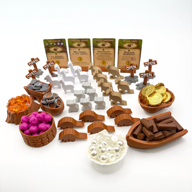 Everdell Resource Holders Upgrades & 3D Printed Accessories | DeluxyGames