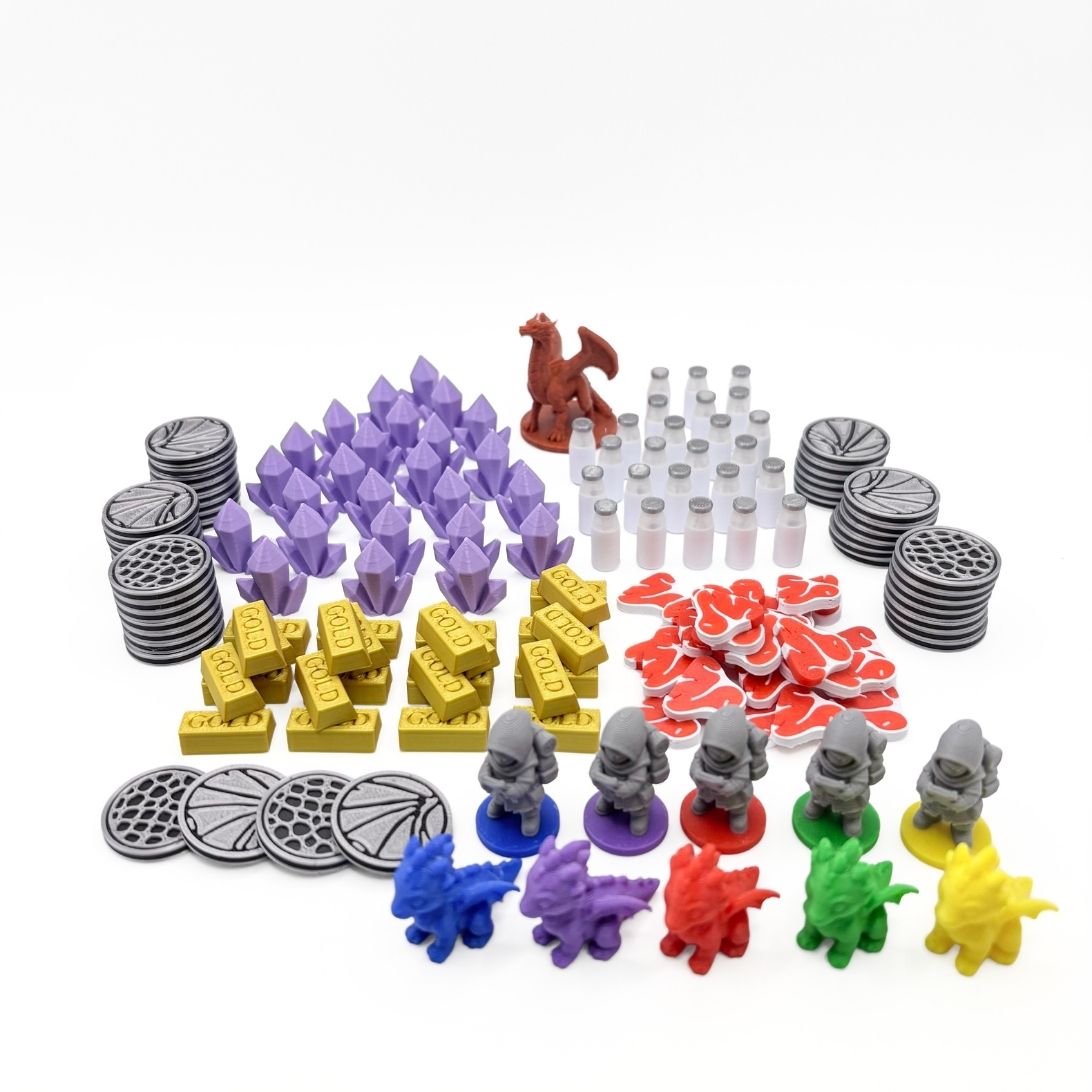 Wyrmspan Deluxe Upgrade Kit Upgrades & 3D Printed Accessories | DeluxyGames