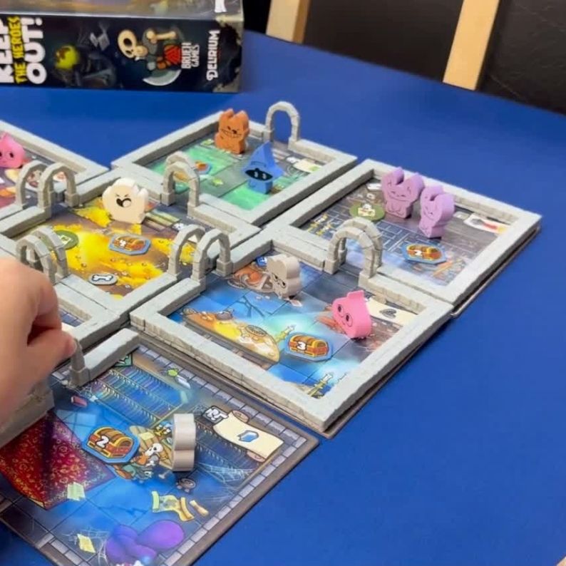 Keep the Heroes Out – Magnetic Walls (Set of 48) Upgrades & 3D Printed Accessories | DeluxyGames