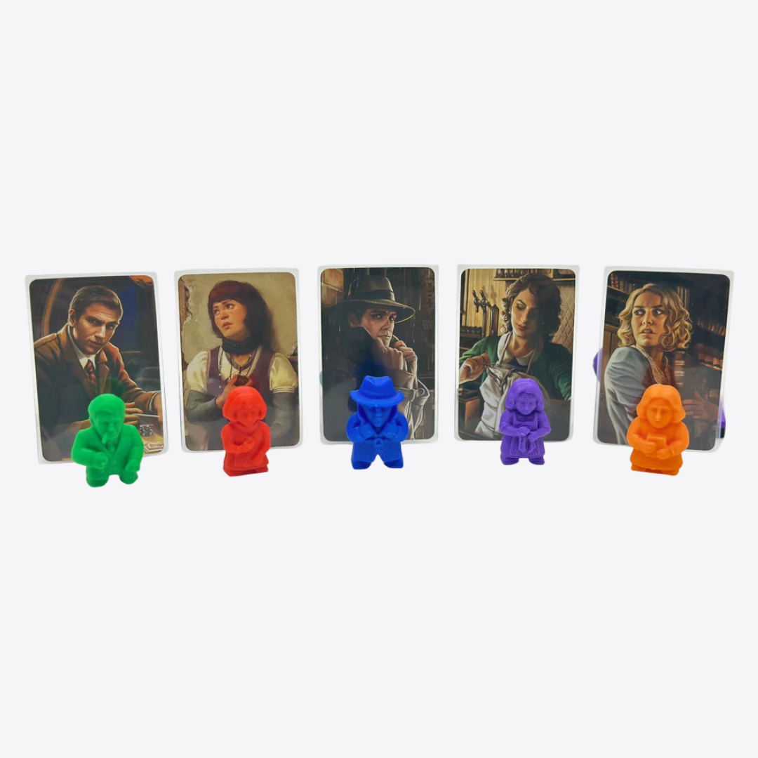 Arkham 3Deeples – Core Set Investigators for Arkham Horror LCG Upgrades & 3D Printed Accessories | DeluxyGames