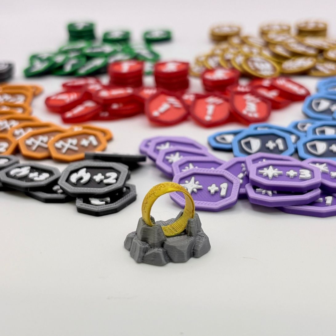 The Lord of the Rings LCG: Tokens Set Upgrades & 3D Printed Accessories | DeluxyGames