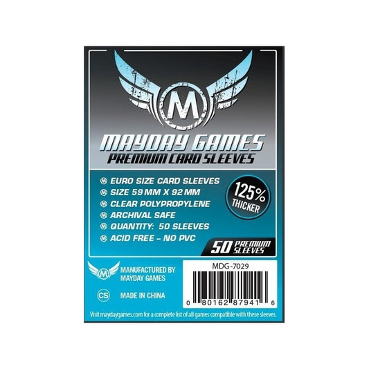 Mayday EURO Premium Sleeves (59x92 mm)
