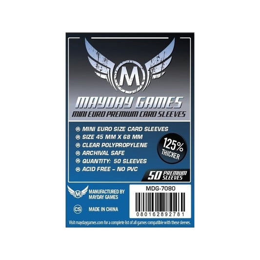 Mayday MINI EURO Premium Sleeves (45x68  mm) (Copia)