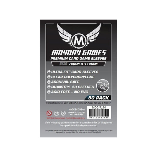 Mayday Card Game Premium Sleeves (70x110 mm)