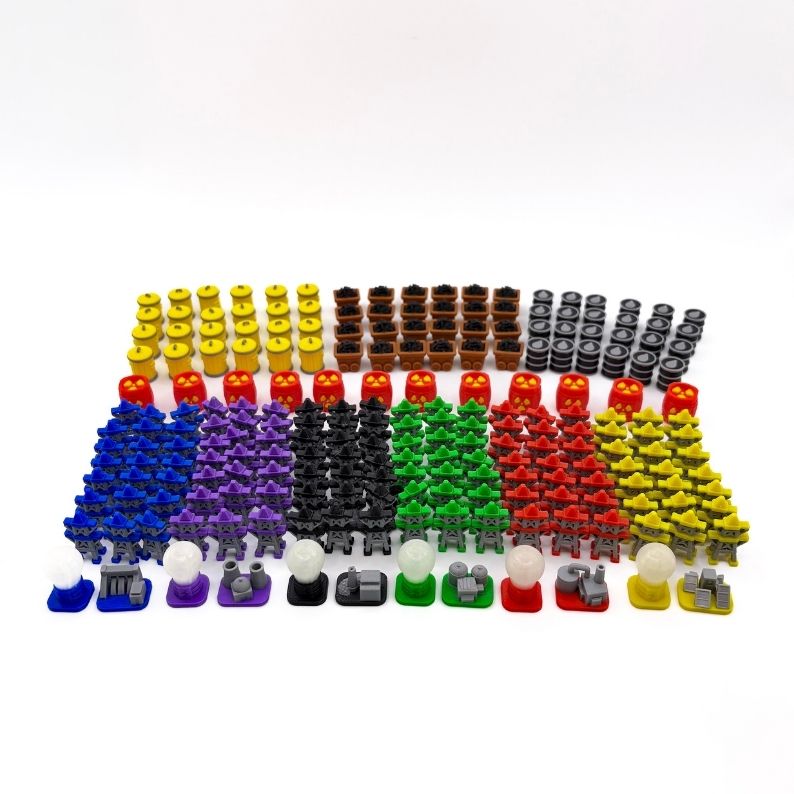 Power Grid Deluxe Upgrade Set Upgrades & 3D Printed Accessories | DeluxyGames