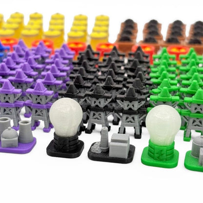 Power Grid Deluxe Upgrade Set Upgrades & 3D Printed Accessories | DeluxyGames