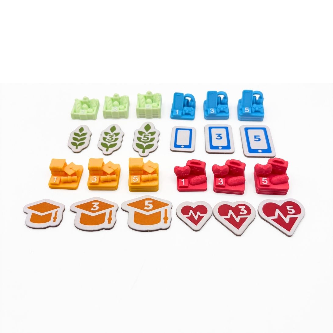 Hegemony - Deluxe 3D Resource & Token Upgrade Set Upgrades & 3D Printed Accessories | DeluxyGames