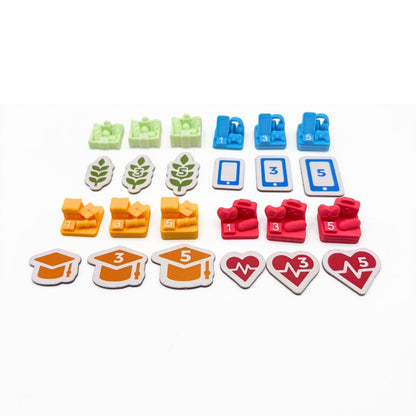 Hegemony - Deluxe 3D Resource & Token Upgrade Set Upgrades & 3D Printed Accessories | DeluxyGames
