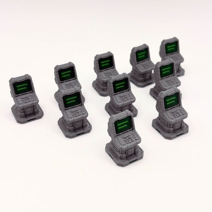 Nemesis Computer Terminal Set Upgrades & 3D Printed Accessories | DeluxyGames