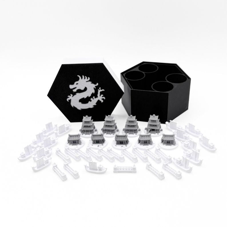 Catan Ancient Civilizations Upgrade Set Upgrades & 3D Printed Accessories | DeluxyGames