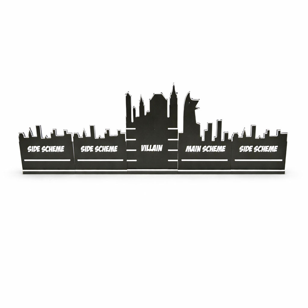 Marvel Champions New York Skyline Card Holder Upgrades & 3D Printed Accessories | DeluxyGames
