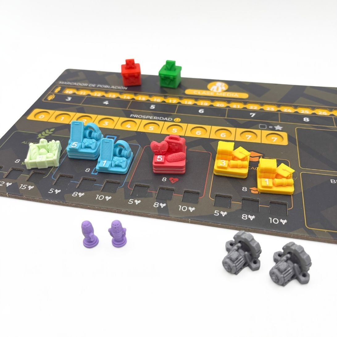 Hegemony - Deluxe 3D Resource & Token Upgrade Set Upgrades & 3D Printed Accessories | DeluxyGames
