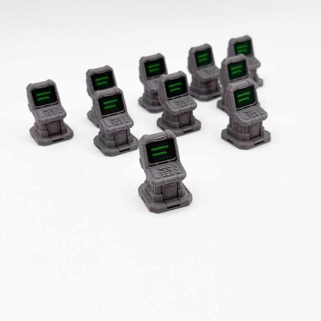 Nemesis Computer Terminal Set Upgrades & 3D Printed Accessories | DeluxyGames