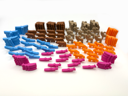 Cascadia deluxe animal tokens