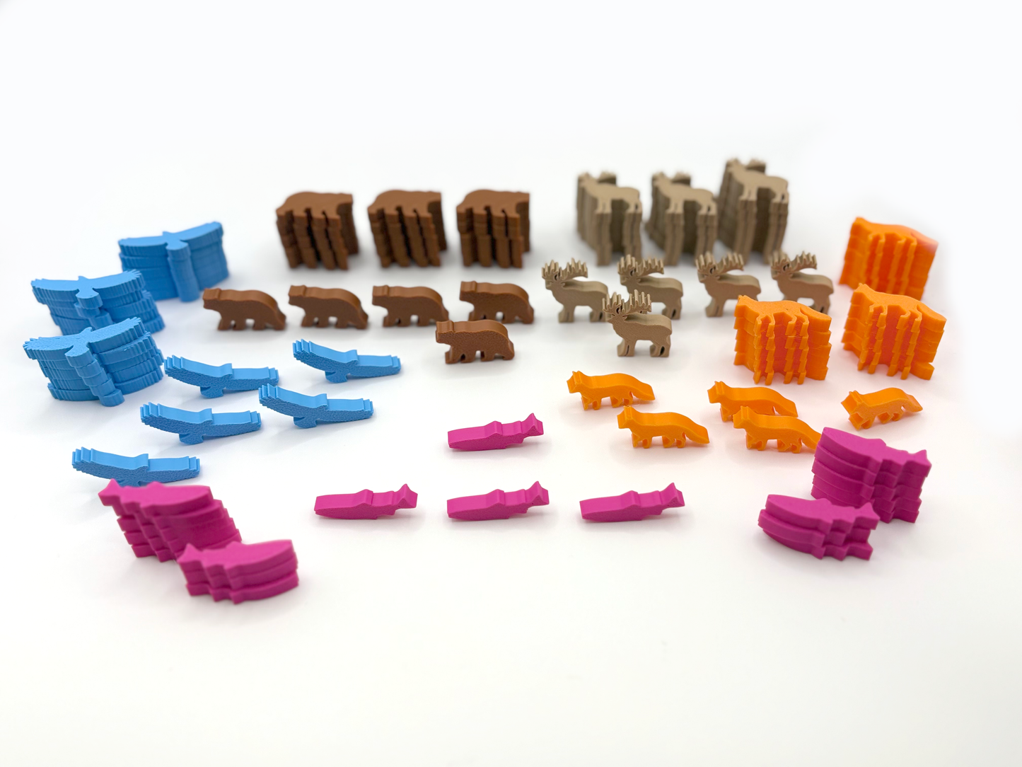 Cascadia deluxe animal tokens base