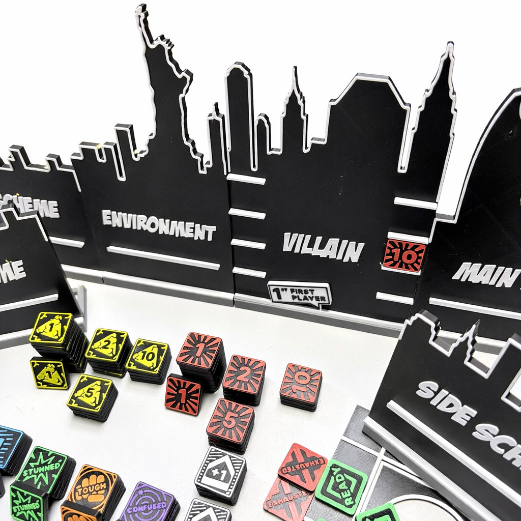 Marvel Champions LCG – Deluxe Magnetic Upgrade Set Upgrades & 3D Printed Accessories | DeluxyGames