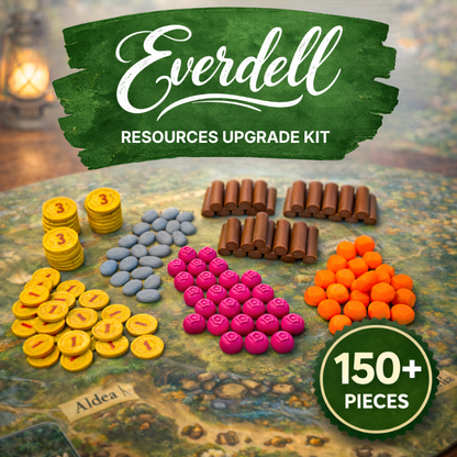 Everdell Resource Tokens & Gold Point Coins Upgrades & 3D Printed Accessories | DeluxyGames