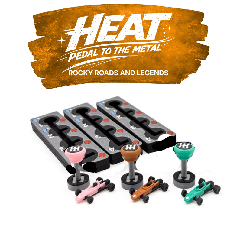 Heat Pedal to the Metal: Rocky Roads & Legends Upgrade Set Upgrades & 3D Printed Accessories | DeluxyGames