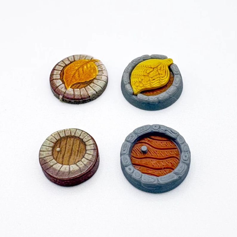 Everdell Occupied Door Tokens Upgrades & 3D Printed Accessories | DeluxyGames