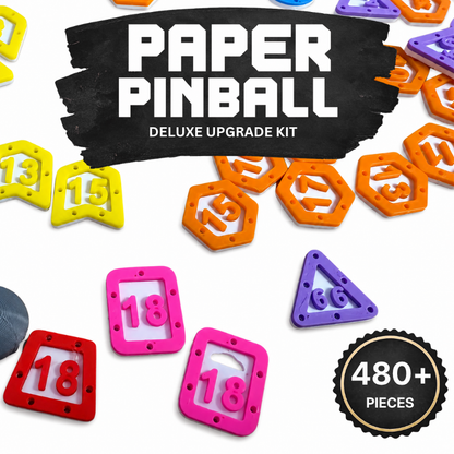Paper Pinball Upgrade kit Upgrades & 3D Printed Accessories | DeluxyGames