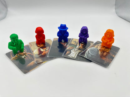 Arkham Horror LCG - Meeples de Investigadores (Core set)