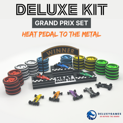 Heat: Pedal to the metal - Podio de Campeonato y Set de Monedas Fichas Puntos