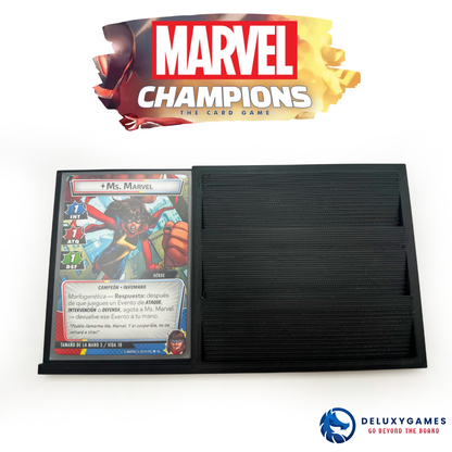 Marvel Champions: 2 tableros + 85 Tokens IMANTADOS de estado, daño, amenaza, aceleración y genéricos