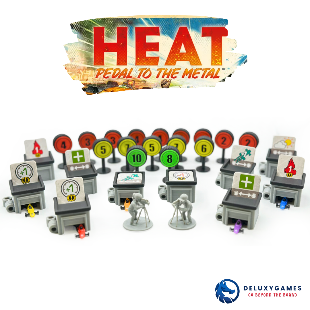 Heat: pedal to the metal, Garajes, Señales de Velocidad y fotógrafos!