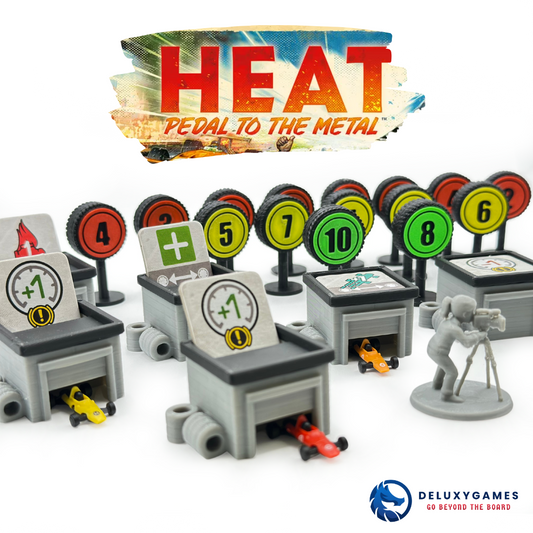 Heat: pedal to the metal, Garajes, Señales de Velocidad y fotógrafos!