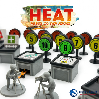 Heat: pedal to the metal, Garajes, Señales de Velocidad y fotógrafos!
