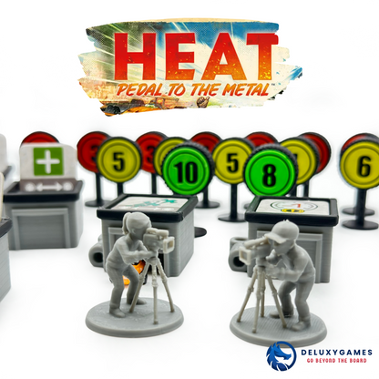 Heat: pedal to the metal, Garajes, Señales de Velocidad y fotógrafos!