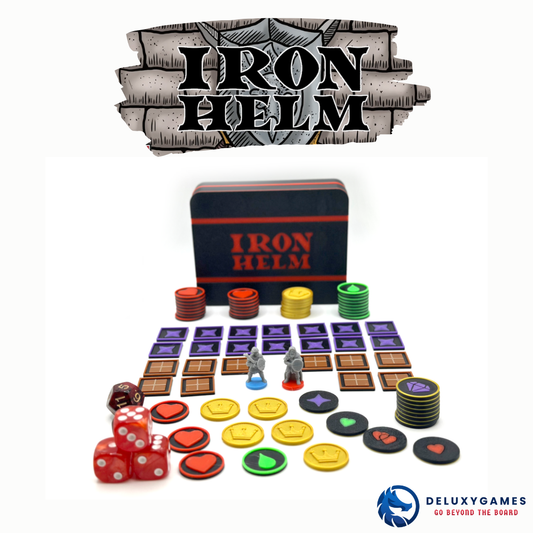 Iron Helm – Deluxe Token Set with Magnetic Organizer Box