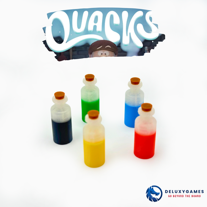 Pócimas y Brebajes / Quacks: 26 tokens para juego base y expansiones