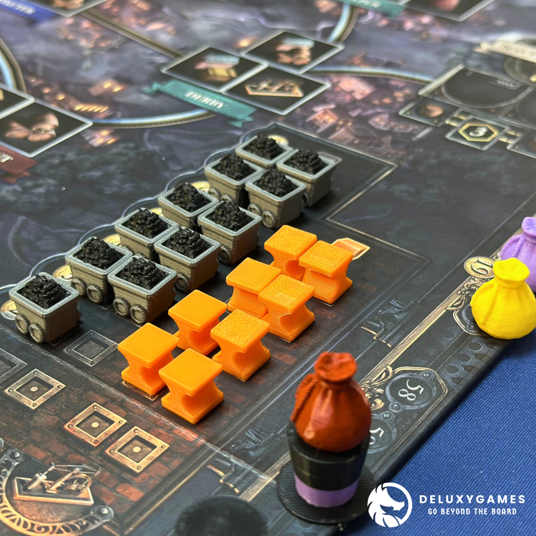 Brass Birmingham: 175 tokens (+8 point markers and GIFT income)