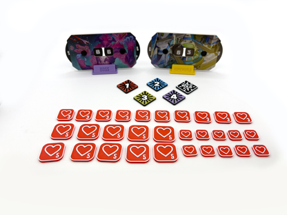 Astro Knights Deluxe Upgrade Set – Health Tokens, Boss & Homeworld Dials, Modular Market Holders, Storage Box Insert