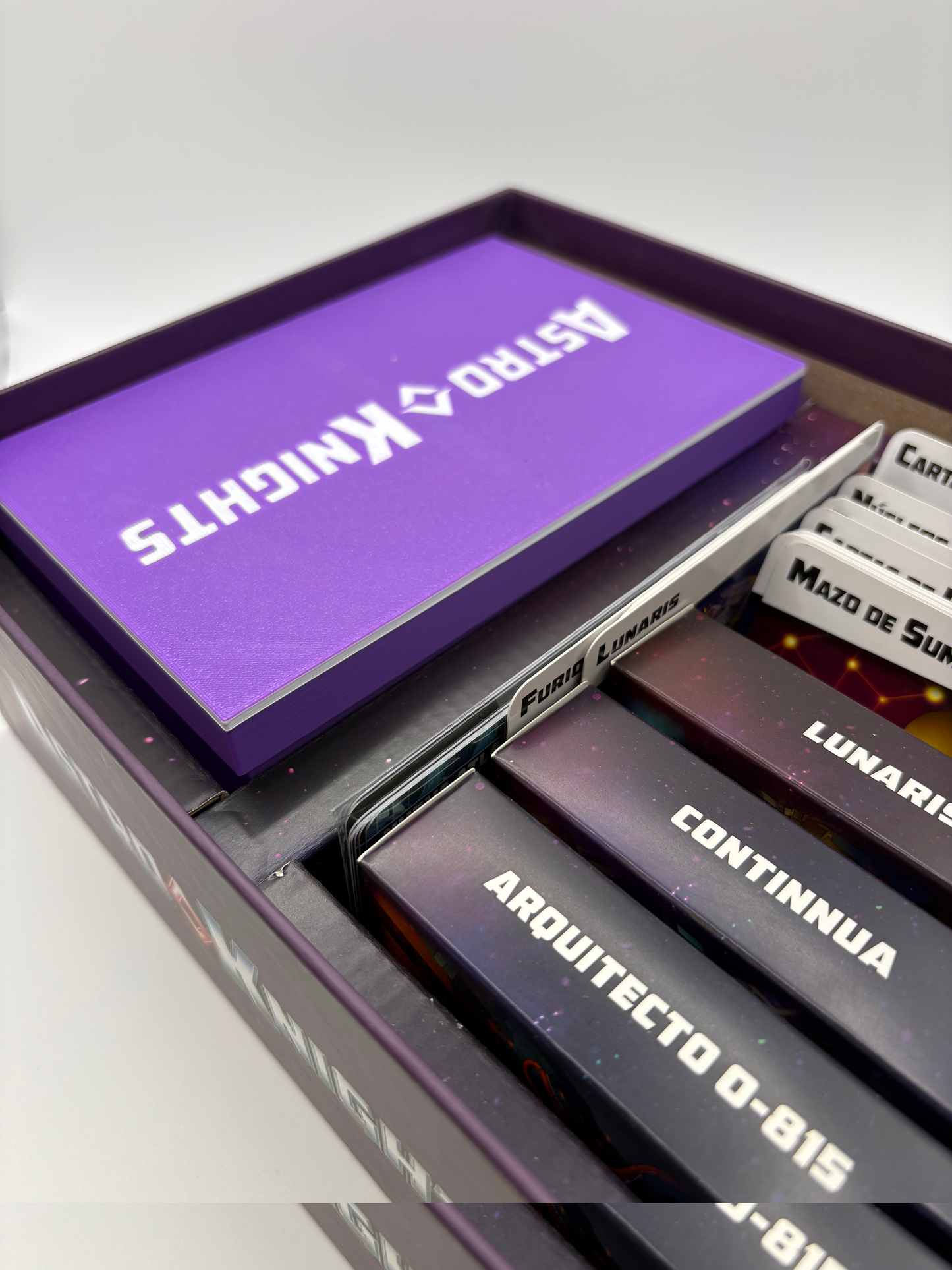 Astro Knights Deluxe Upgrade Set – Health Tokens, Boss & Homeworld Dials, Modular Market Holders, Storage Box Insert