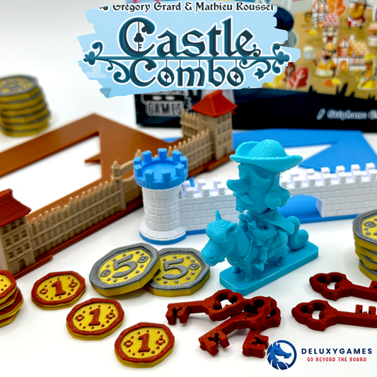 Castle Combo: Upgrade Kit – Card Holders, Coins, Keys & Messenger Miniature | 3 Variants

