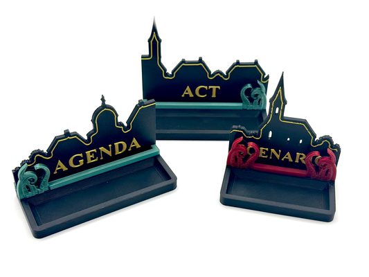 Arkham Horror LCG - Plan, Act, and Scenario card holder