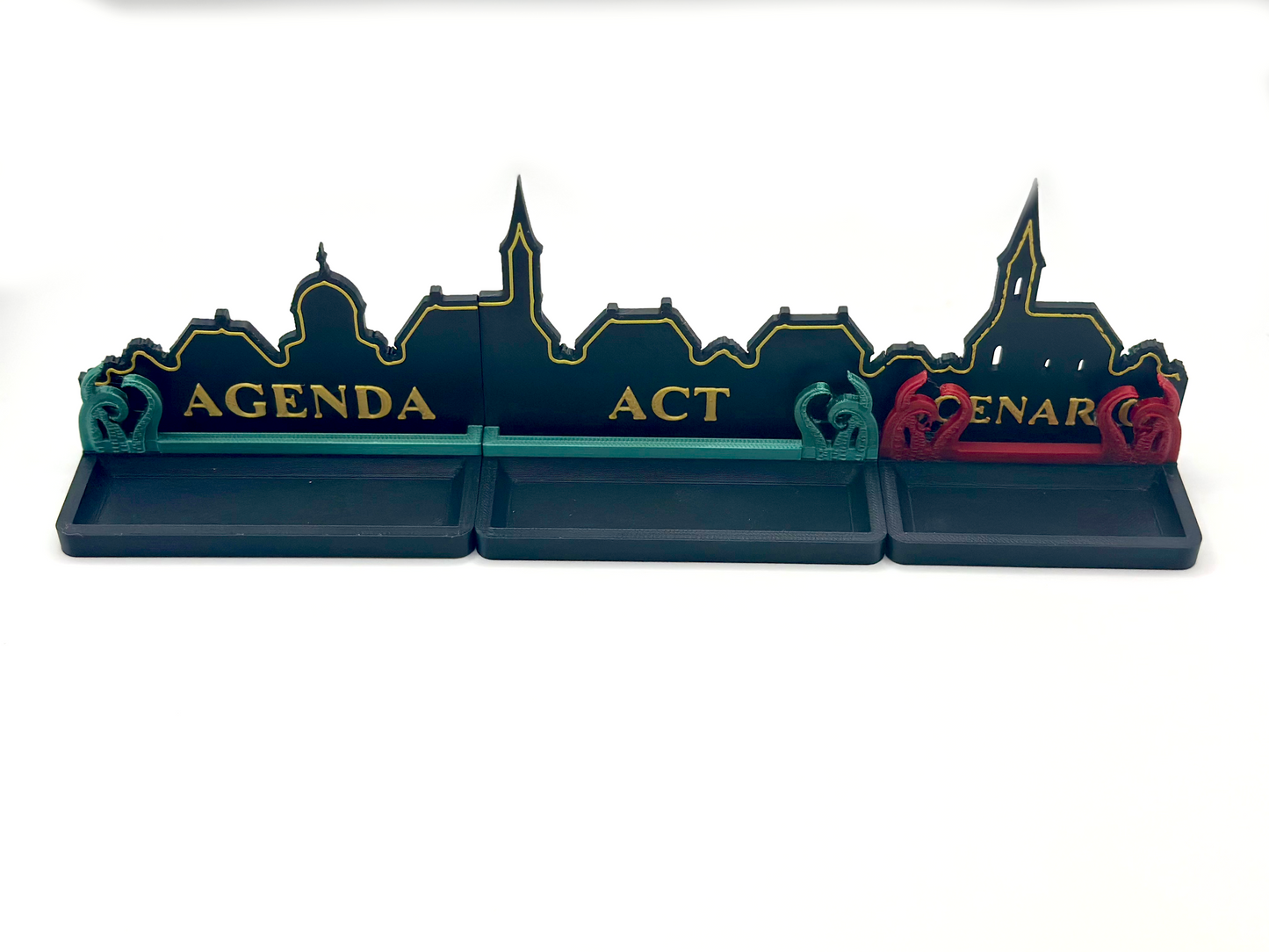 Arkham Horror LCG - Plan, Act, and Scenario card holder