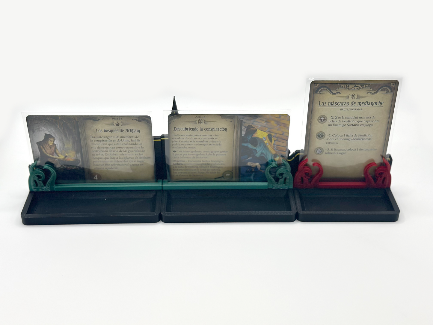 Arkham Horror LCG - Plan, Act, and Scenario card holder