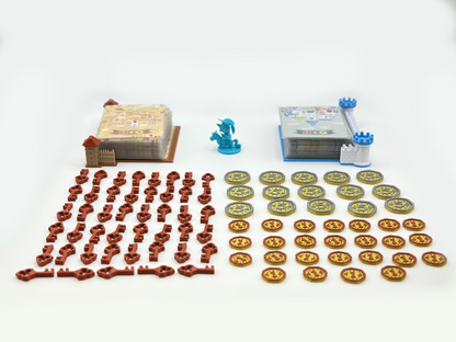 Castle Combo: Kit de Mejora – Soportes, Monedas, Llaves y Miniatura de Mensajero | 3 Variantes