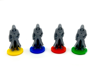 Dune Imperium + Uprising: 90 tokens para recursos, agentes, espías y gusanos de arena