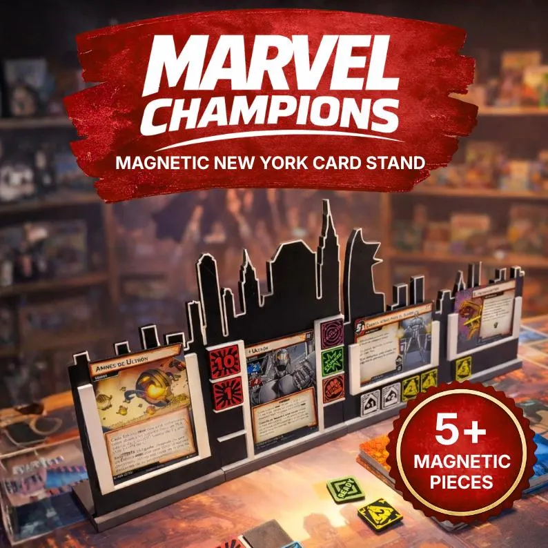 Marvel Champions New York Skyline Card Holder